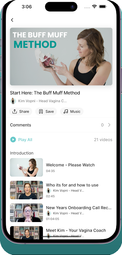 Buff Muff app — stream The Buff Muff Method on your phone or cast to your TV